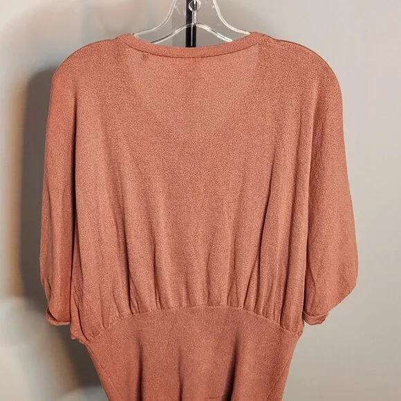 CAbi Rose Colored Dolman Sleeve Knit Top - Size Medium - Picture 2 of 2